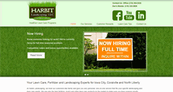 Desktop Screenshot of harbitlandscaping.com