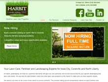 Tablet Screenshot of harbitlandscaping.com